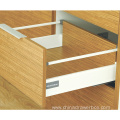 under mount slide soft close drawer box system